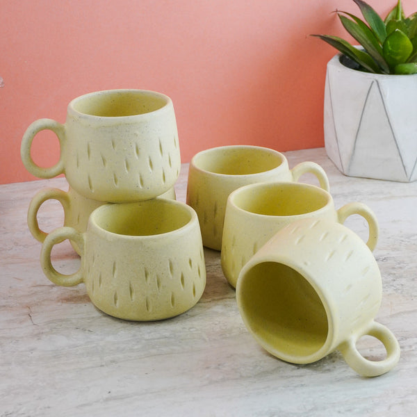 Sun Sip Tea Cups- Set of 6