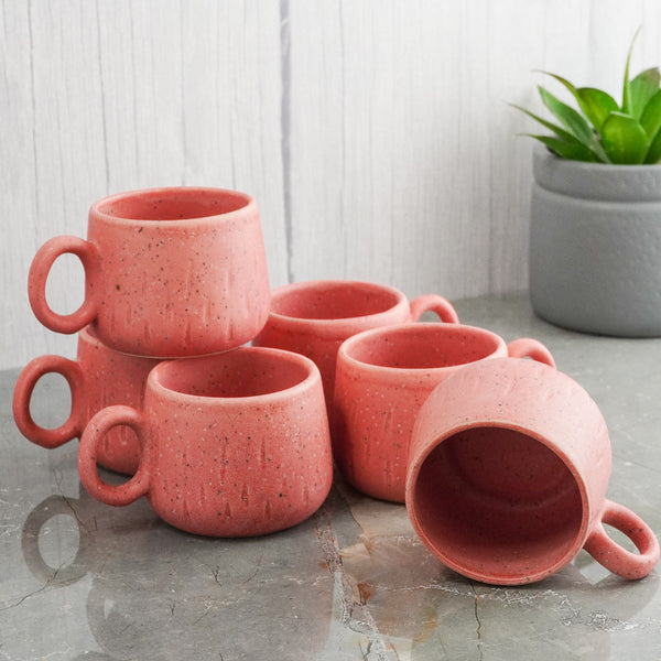 Blissful Brew Tea Cups- Set of 6