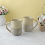 Suffolk Ceramic Mug- Set of 2 (Beige)