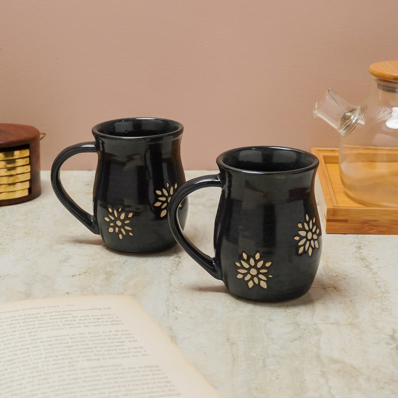 Suffolk Ceramic Mug- Set of 2 (Black)