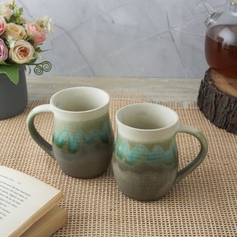 Tripple Tone Ceramic Mug- Set of 2