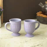 Royal lilac Ceramic Mug- Set of 4 