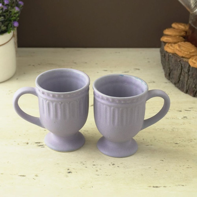 Royal lilac Ceramic Mug- Set of 4 