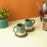Triple Shade Ceramic Cups- Set of 2 