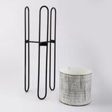 Metal Distressed Planter With Stand - The Decor Mart 